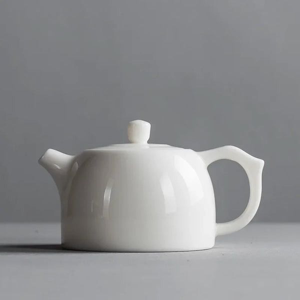 White Porcelain Tea Pot-ToShay.org