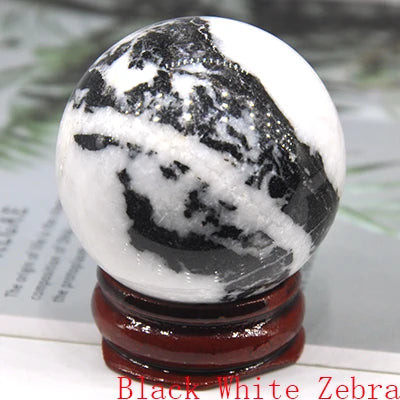 Mixed Quartz Crystal Ball-ToShay.org