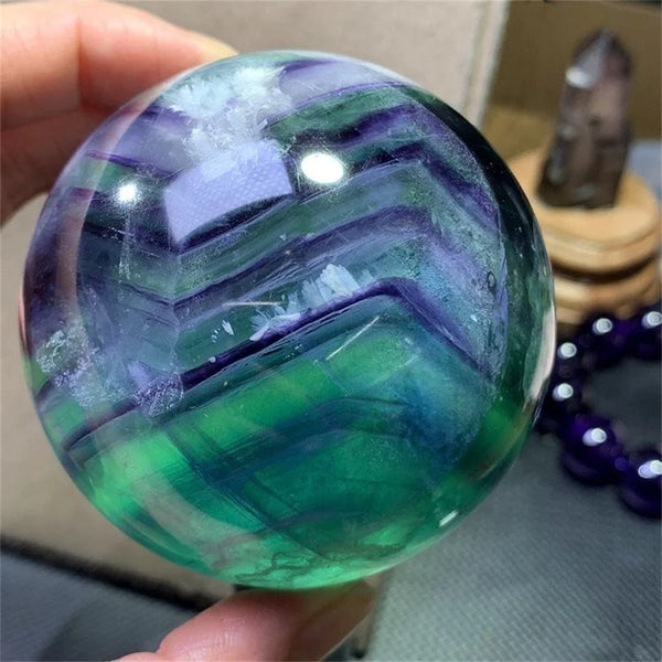 Purple Fluorite Ball-ToShay.org