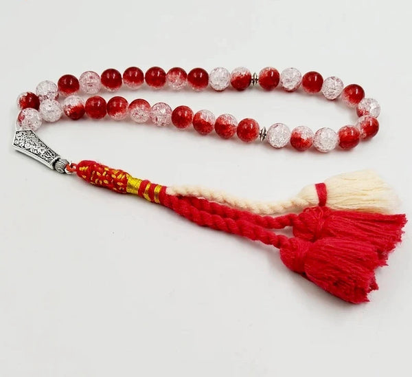 Red Crystal Prayer Beads-ToShay.org