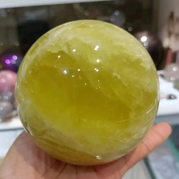 Yellow Quartz Ball-ToShay.org