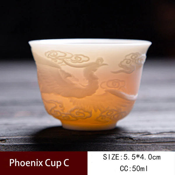 White Ceramic Tea Cup-ToShay.org