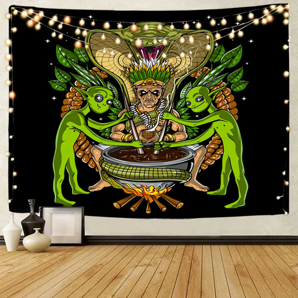 Psychedelic Art Tapestry-ToShay.org