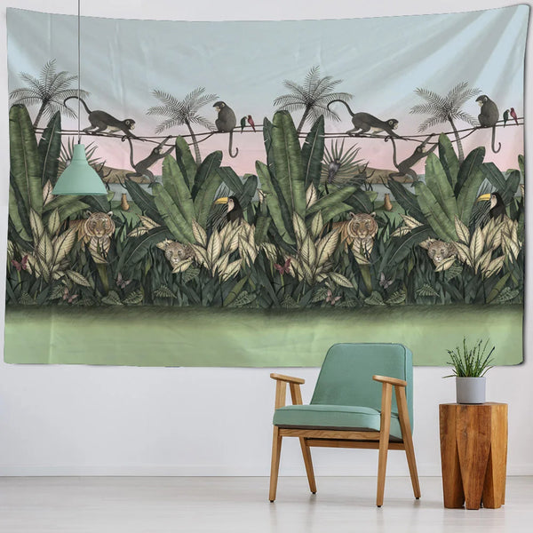 Tropical Rainforest Tapestry-ToShay.org