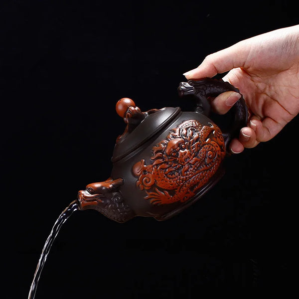 Dragon Clay Tea Pot-ToShay.org