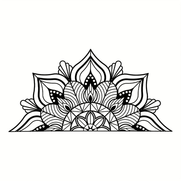 Mandala Lotus Flower Wall Art-ToShay.org