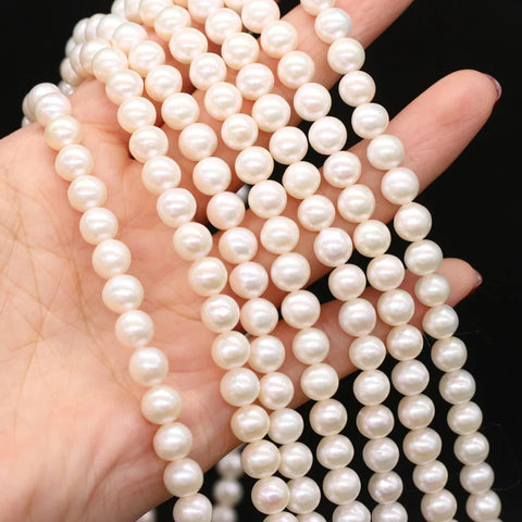 White Pearl Beads-ToShay.org