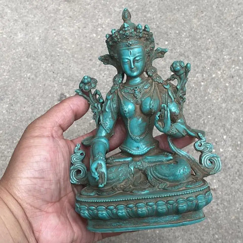 Blue Turquoise Buddha Statue-ToShay.org