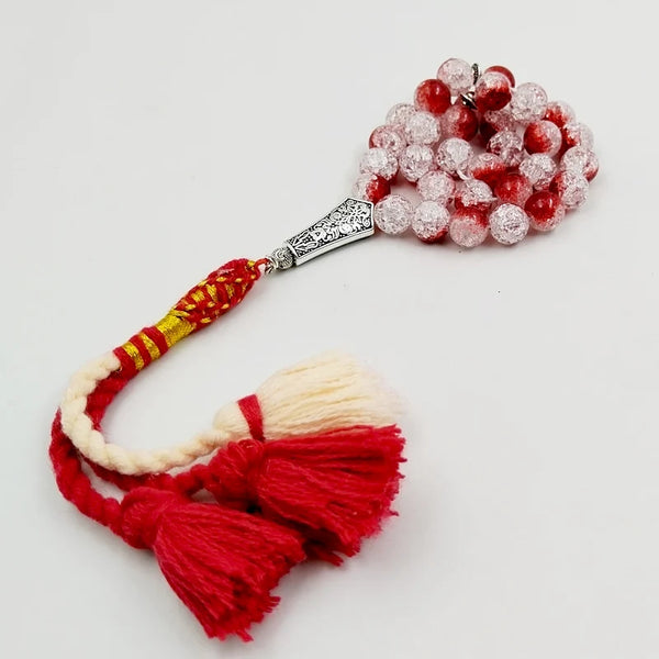 Red Crystal Prayer Beads-ToShay.org