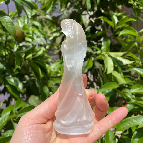 White Selenite Angel-ToShay.org