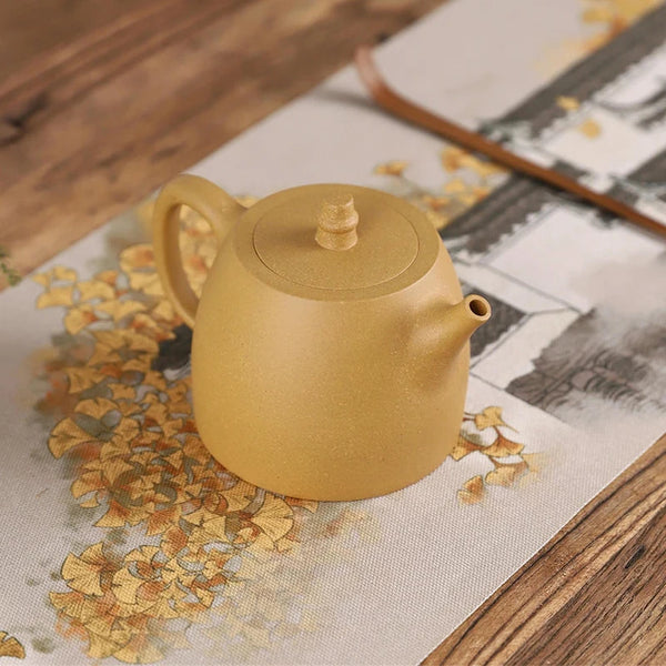 Yellow Yixing Clay Teapot-ToShay.org