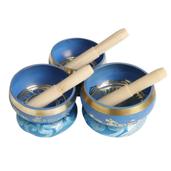 Blue Singing Bowl Set-ToShay.org