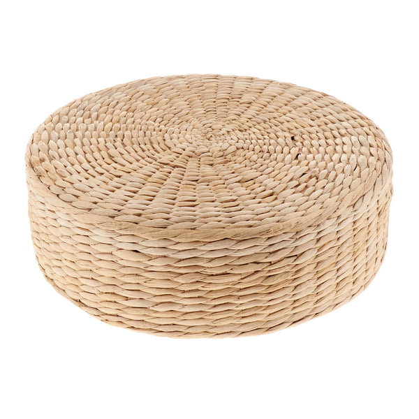 Straw Floor Pouf-ToShay.org