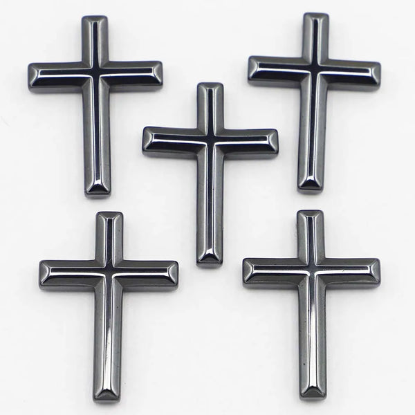 Black Hematite Cross-ToShay.org