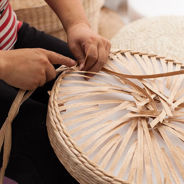 Rattan Floor Cushion-ToShay.org