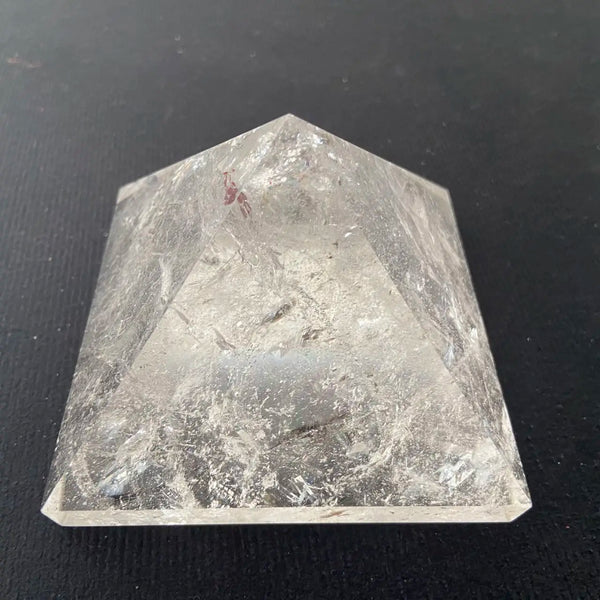 White Quartz Crystal Pyramid-ToShay.org