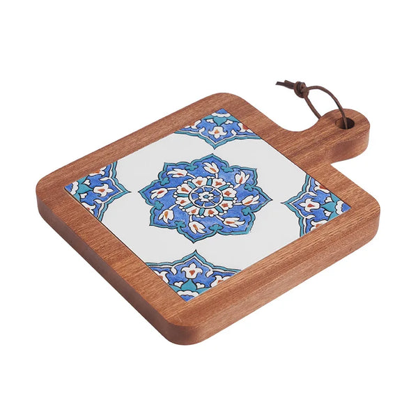 Tile Wood Handle Pot Mat-ToShay.org