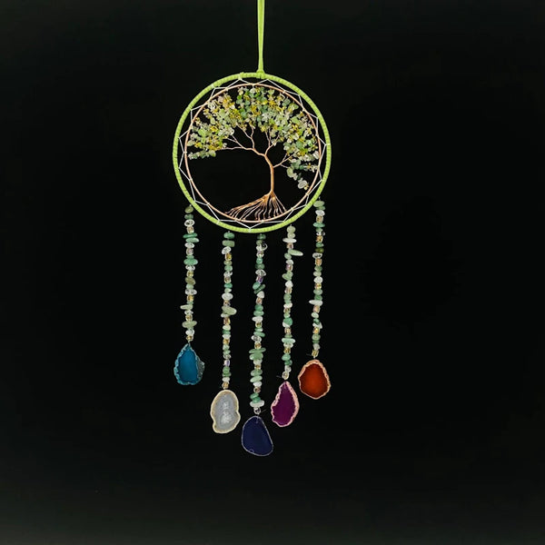 Agate Tree of Life Suncatcher-ToShay.org