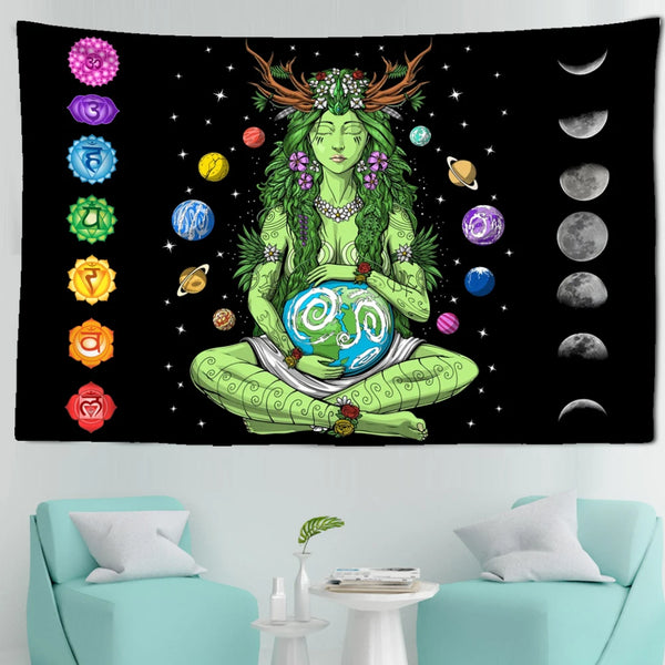 Chakra Meditation Tapestry-ToShay.org