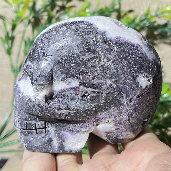 Purple Sphalerite Skull-ToShay.org