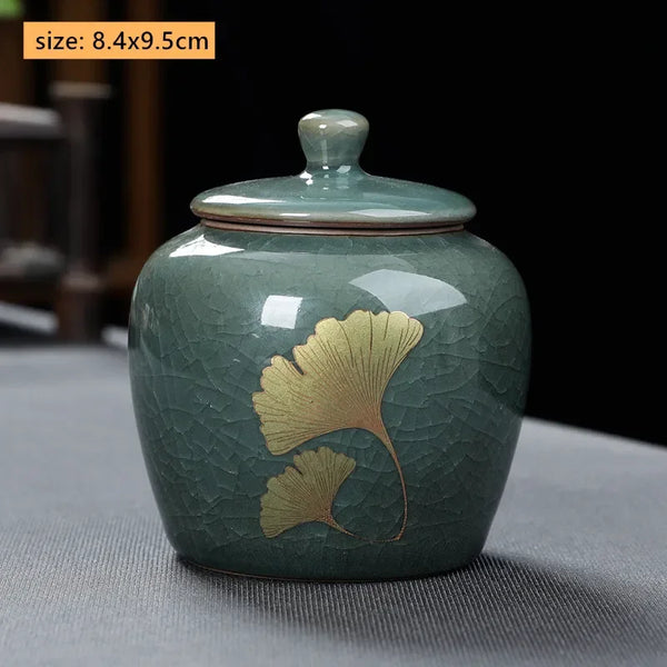 Green Crack Glaze Tea Set-ToShay.org