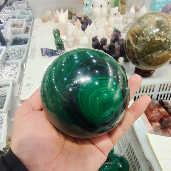 Green Malachite Ball-ToShay.org