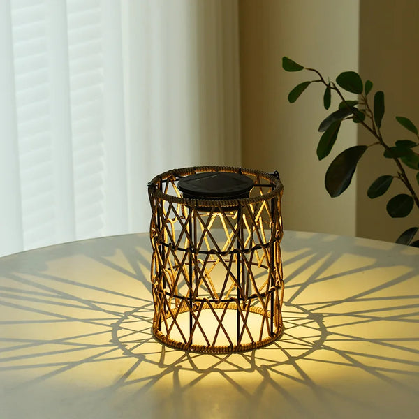 Rattan Solar Lantern-ToShay.org