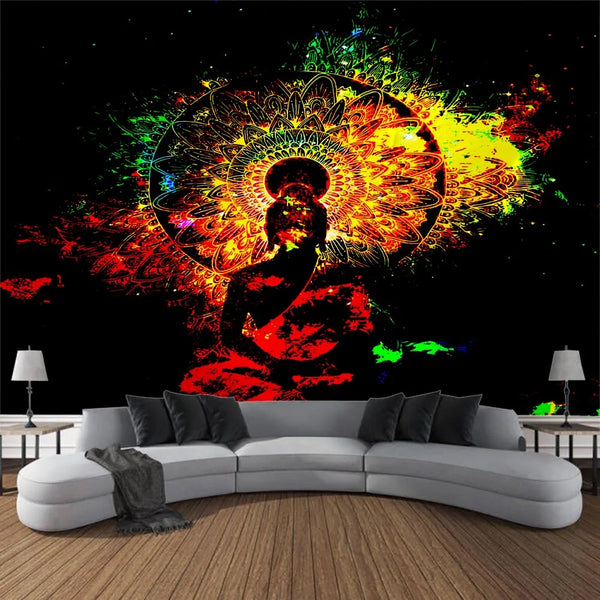 Buddha Art Tapestry-ToShay.org