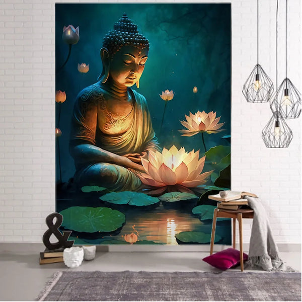 Buddha Statue Tapestry-ToShay.org