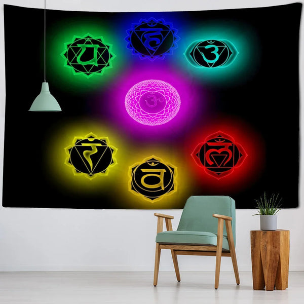 Chakra Meditation Tapestry-ToShay.org