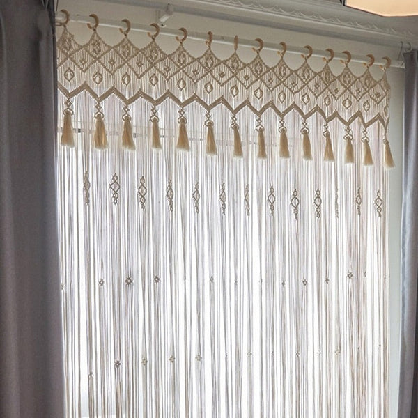 Macrame Curtain Tapestry-ToShay.org