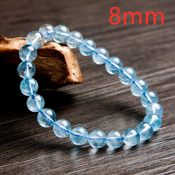 Blue Topaz Bead Bracelet-ToShay.org