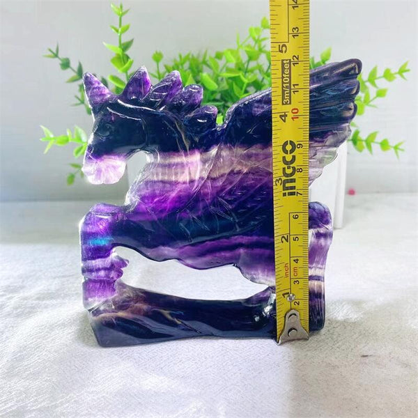 Purple Fluorite Unicorn-ToShay.org