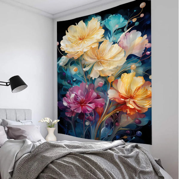 Flower Art Tapestry-ToShay.org