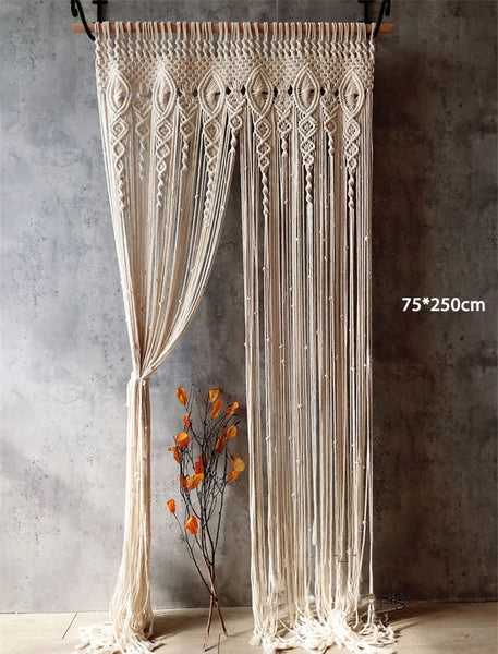 Macrame Door Curtain-ToShay.org