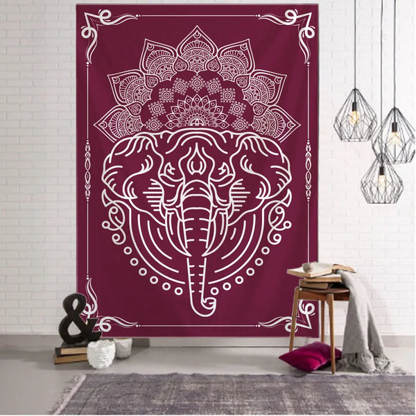 Elephant Art Tapestry-ToShay.org