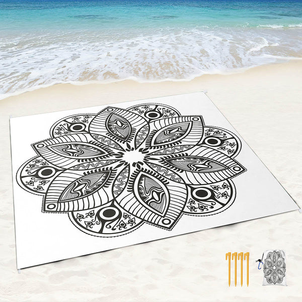 Mandala Beach Blanket-ToShay.org