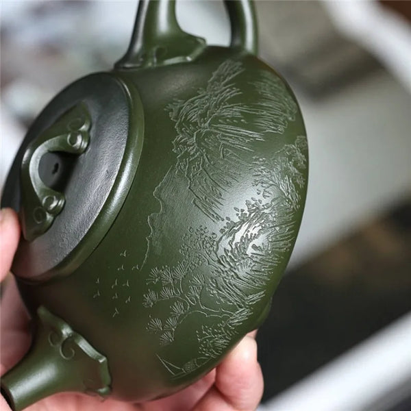 Green Yixing Clay Teapots-ToShay.org