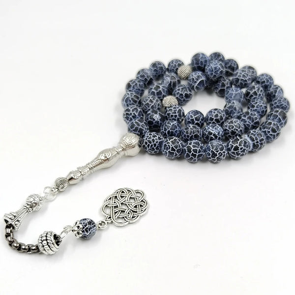 Blue Agate Prayer Beads-ToShay.org