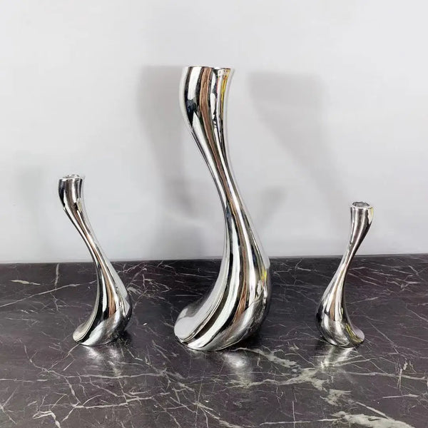 Silver Candle Holder-ToShay.org