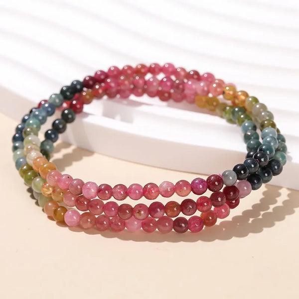 Pink Tourmaline Wrap Bracelet-ToShay.org