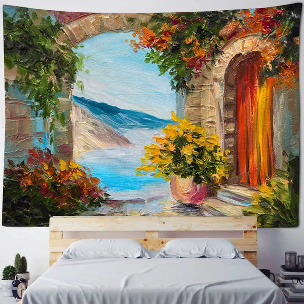 Sea View Art Tapestry-ToShay.org