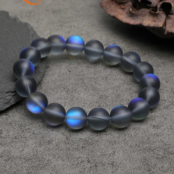 Blue Crystal Bead Bracelet-ToShay.org