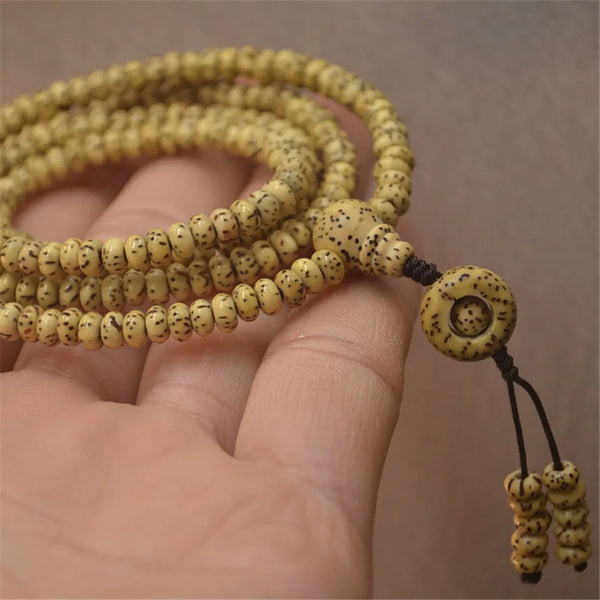 Yellow Bodhi Mala Bead-ToShay.org