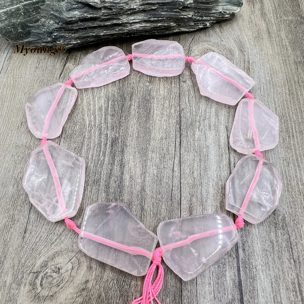 Mixed Quartz Crystal Slice Beads-ToShay.org