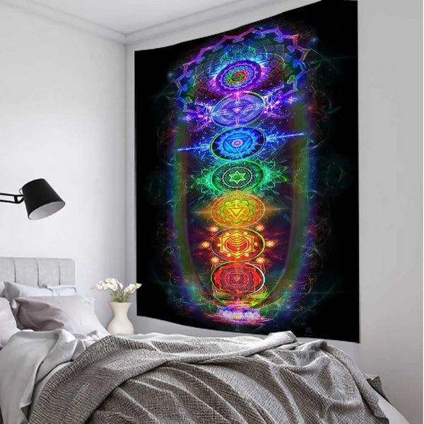 Psychedelic Meditation Tapestry-ToShay.org