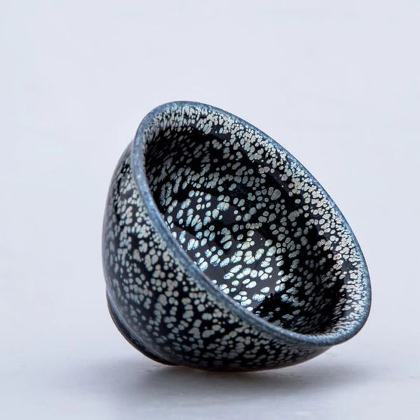 Black Silver Glaze Ceramic Cups-ToShay.org