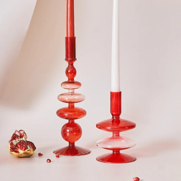 Glass Candlesticks-ToShay.org