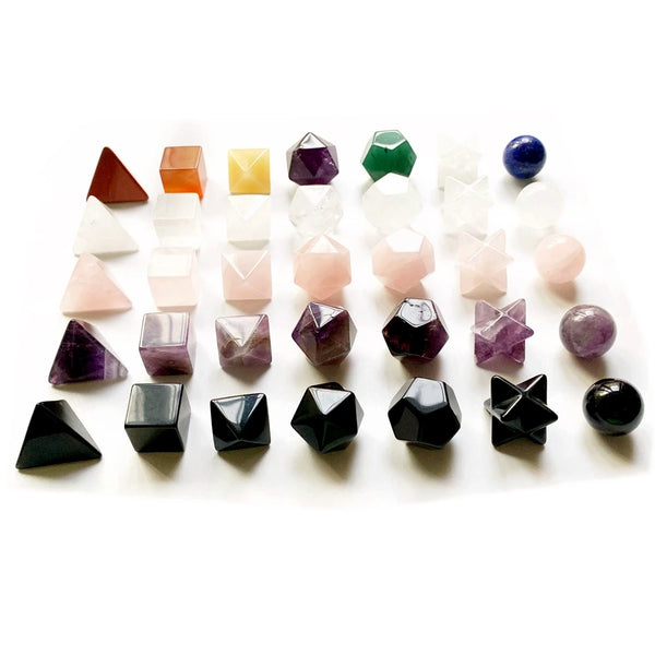 Crystal Platonic Solids-ToShay.org