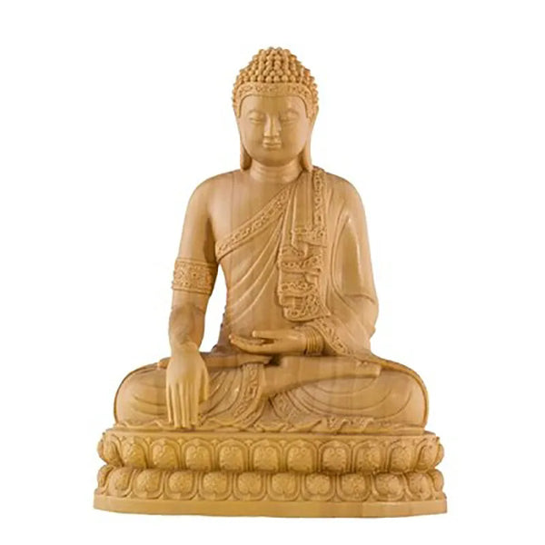 Wood Shakyamuni Buddha-ToShay.org